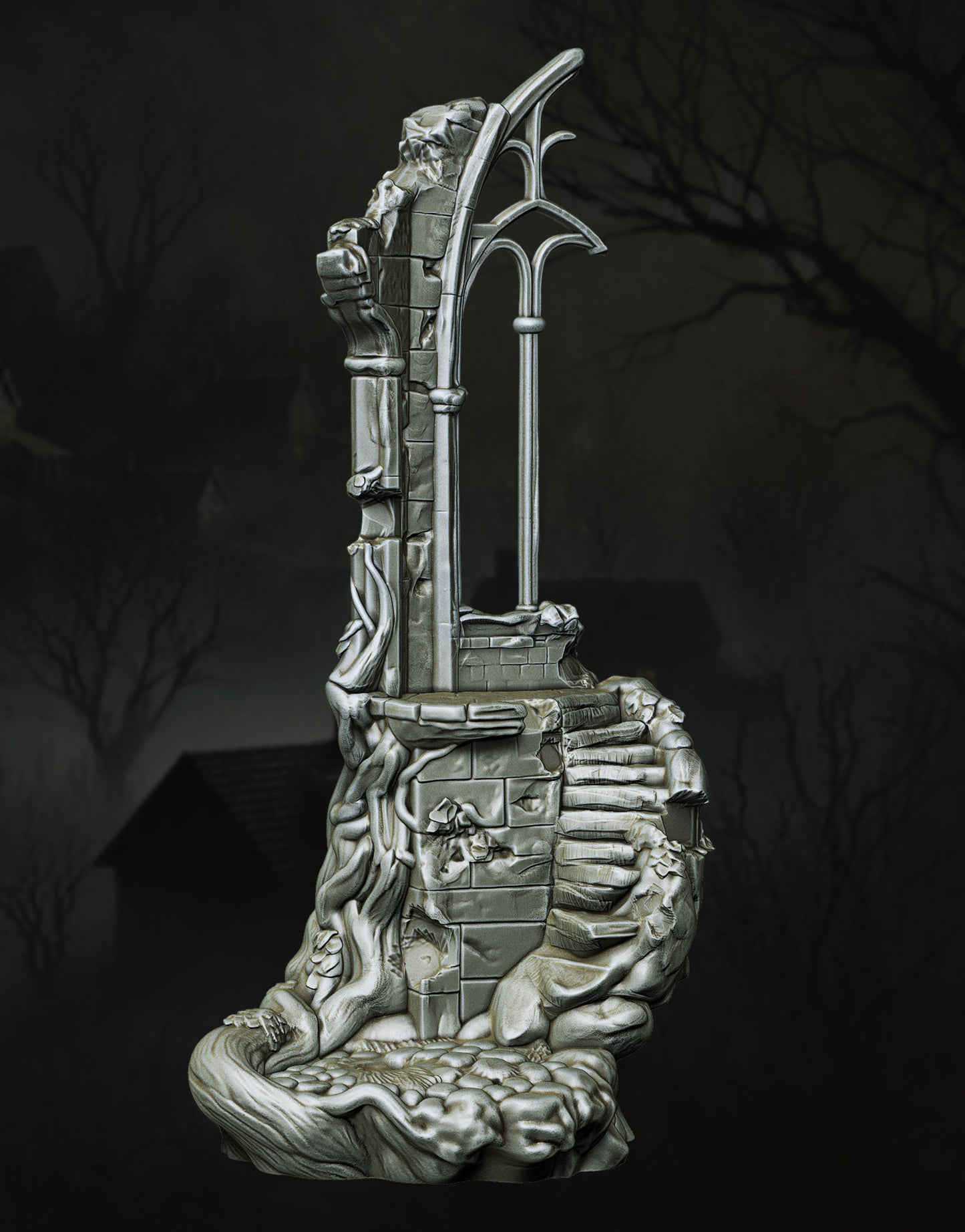 Ruined Circular Stair Case