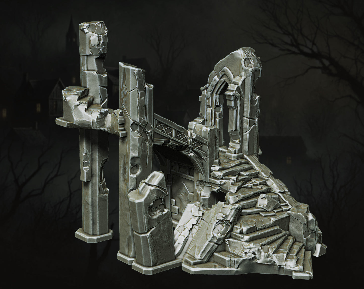 Ruined Corner Staircase