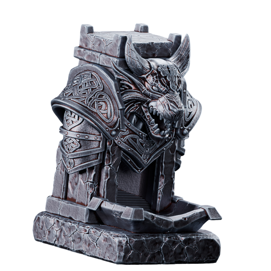 Armored Wolf Dice Tower