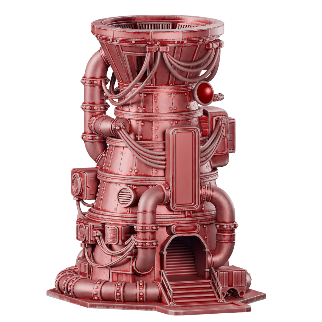 Neon Lotus DIce Tower