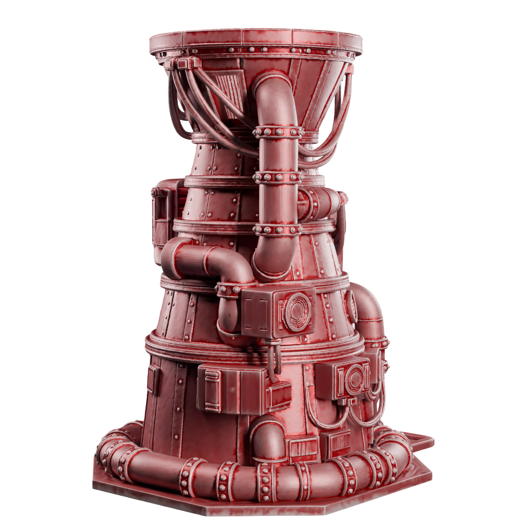 Neon Lotus DIce Tower