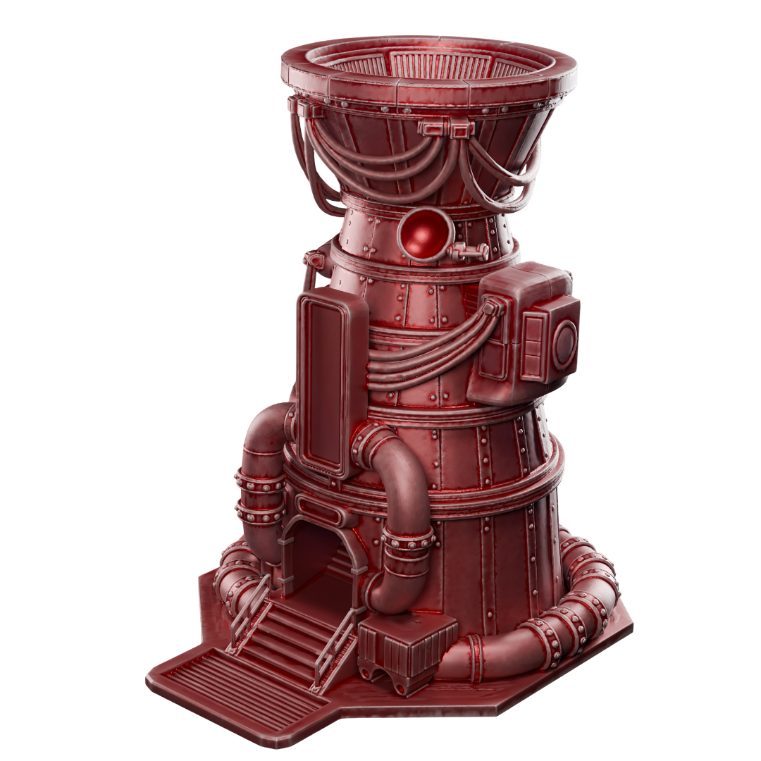 Neon Lotus DIce Tower