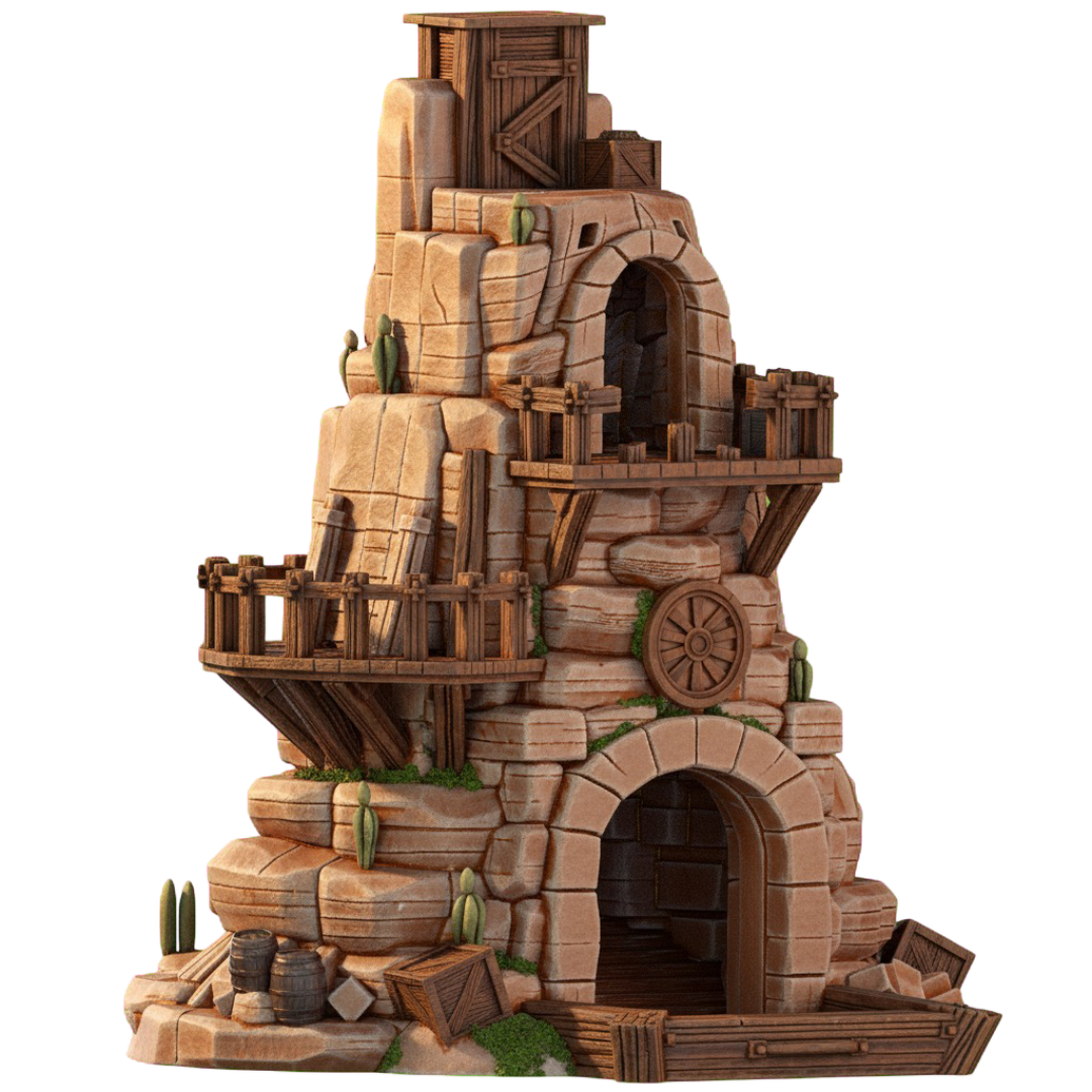 Dwarven Mines Dice Tower