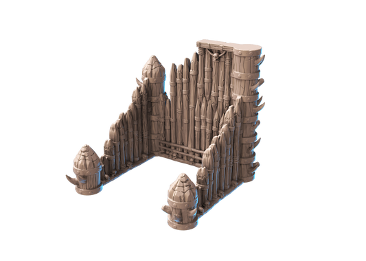 Tribal Orc Ruins - Small U Shape