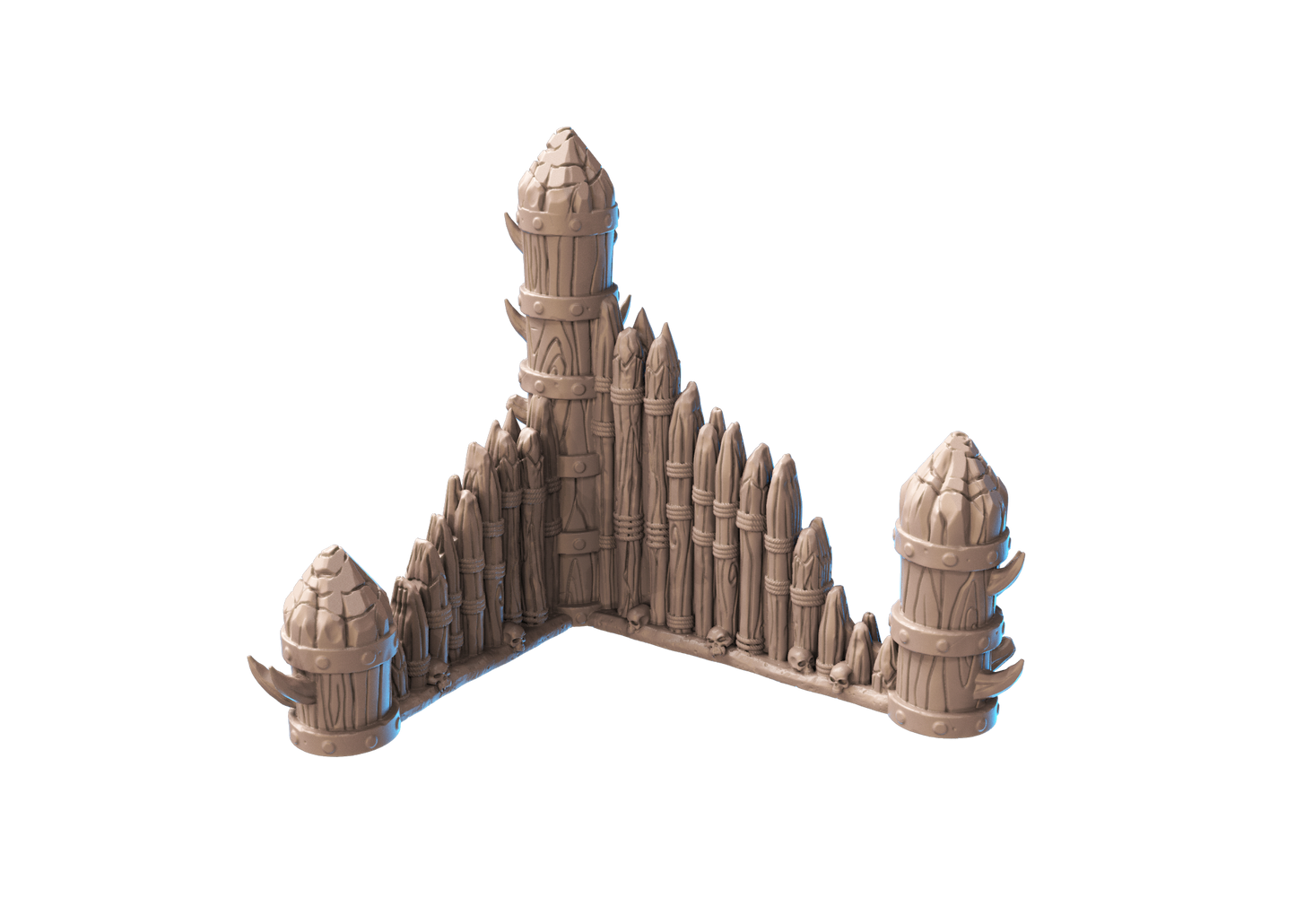 Tribal Orc Ruins - Small Barricades