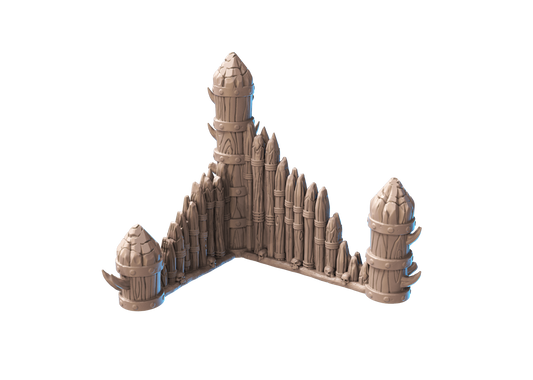 Tribal Orc Ruins - Small Barricades