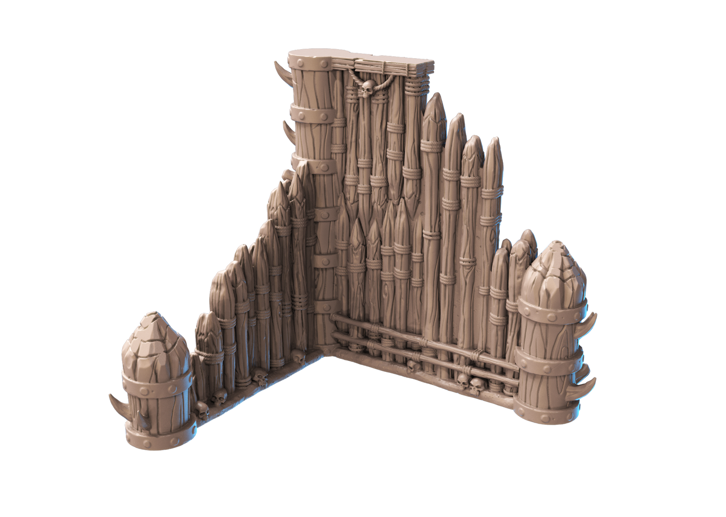 Tribal Orc Ruins - Small Barricades