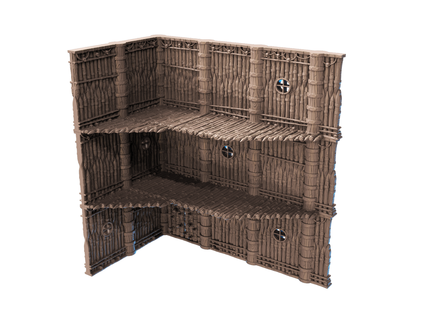 Tribal Orc Ruins 3 Story - Extra Large